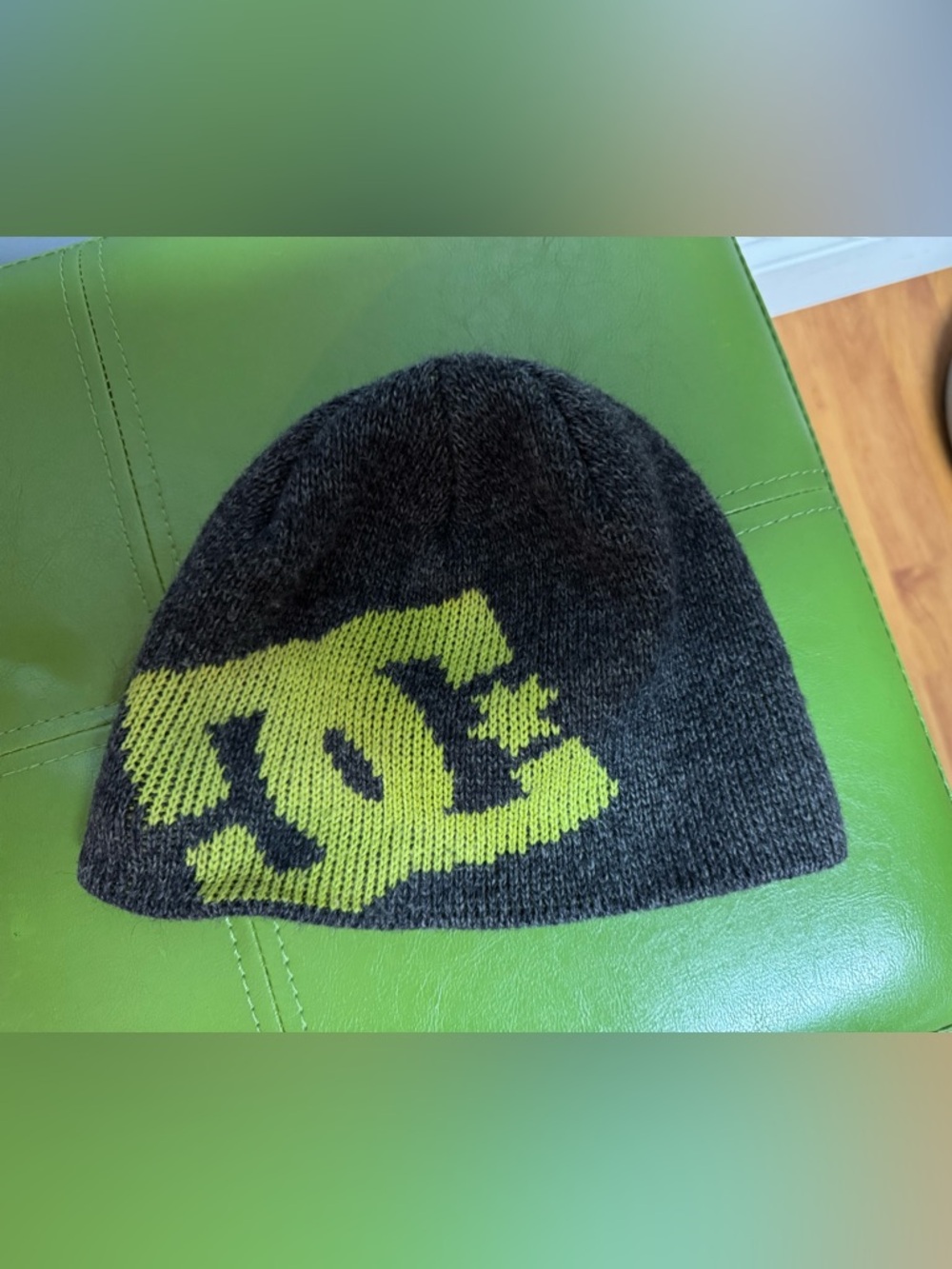 DC Classic Knit Beanie in Dark Charcoal